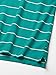 Nautica Men's Stripe Deck Anchor Polo Shirt, Gulf Coast Teal, Large