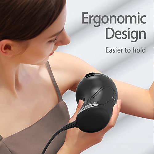 Dilagg Cellulite Massager Handheld Electric Body Cellulite Remover Massager Machine For Neck Shoulders Arm Butt Leg With 8 Massage Heads(Black) #TOP3