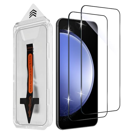 Aerku Schutzfolie für Samsung Galaxy S23 Fe für Panzerglas 2 Stück [Auto-Installation] Schutzglas 9H Härte Panzer Schutz Glas 0.33mm Ultra-klar Folie Anti-Kratzen Anti-Bläschen Displayschutz