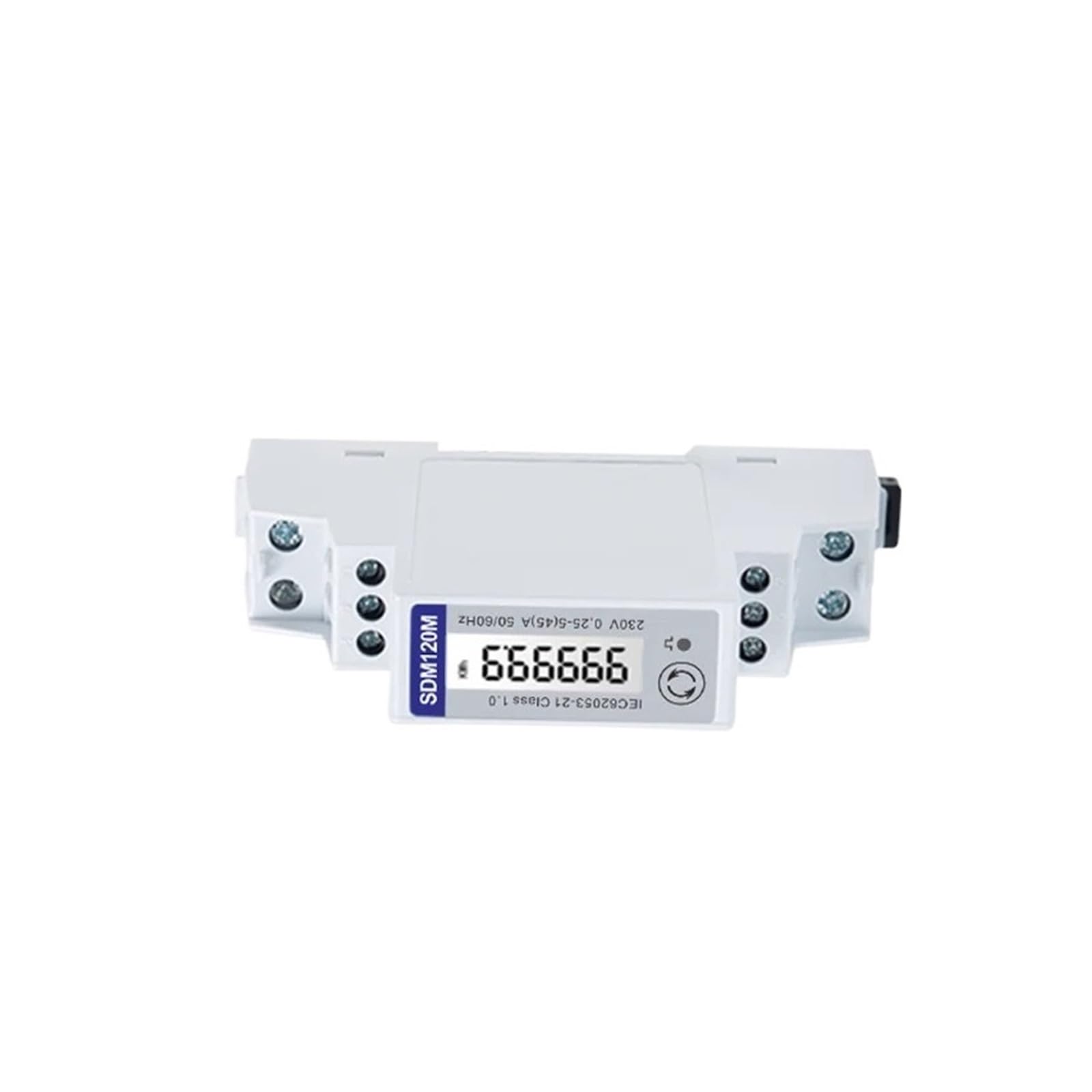 SDM120M Contatore di energia su Guida DIN monofase 2 Fili 0,25~5 A 230 V RS485