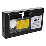 Conversion stable : fabriqué à partir de matériaux plastiques durables, ce boîtier adaptateur assure une transmission de signal stable et une conversion d'image durable, adaptateur de bande de lecteur magnétoscope, adaptateur de bande de caméscope pour vidéos