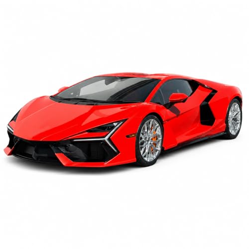 Image of Red Remote Control Car Toy | Lamborghini | Rechargeable Remote Control Car | 2.4G Remote Control | High Speed | 100m Range | LED Headlight | High Speed | Birthday Gift for Kids