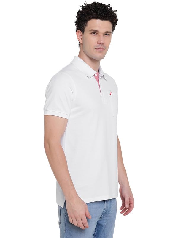 Image of AMERICAN CREW Polo Collar T-Shirt for Men with Pocket