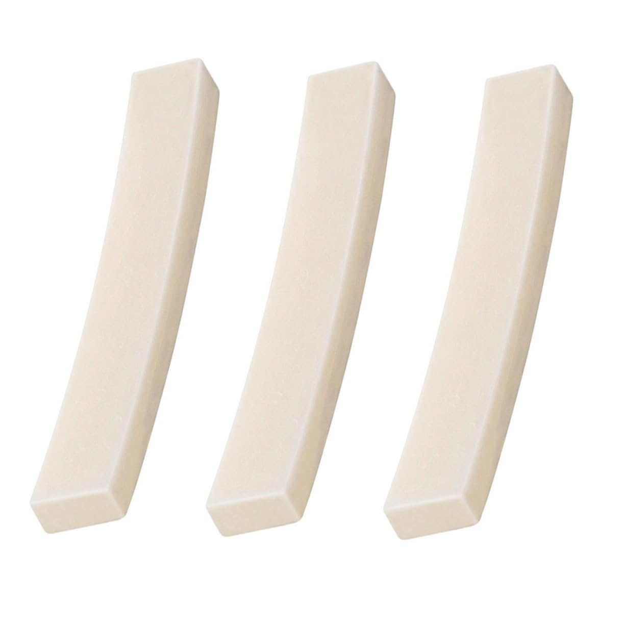 Abaodam 3Pcs Ox Bone Guitar String Nuts Durable Guitar Bridge Nuts for Enhanced Tone and Sustain Replacement