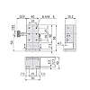 SPZ40-60 Z-Axes Linear Stage,Z-Axis, Linear Bearings Linear Roller Bearings Rack and Pinion Dovetail Groove Sliding Table