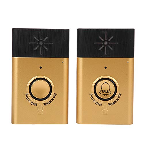 Wireless Doorbell, Smart Wireless Voice Doorbell 2 Way Chat Intercom Doorbell Kit Indoor Outdoor Access Control System for Home Office Security