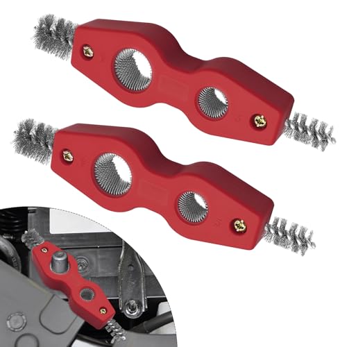 Lxsloet 2PCS 4 in 1 Car Battery Cleaning Brush, Battery