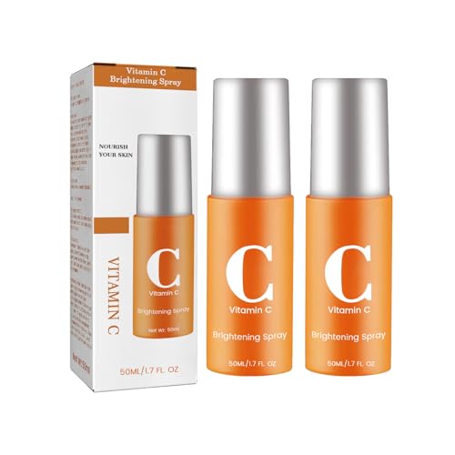 Spray Antiarrugas con Vitamina C, Sérum Facial Vegano en Spray, Sérum Facial Vegano en Spray, Articulaciones Resilientes y Piel Radiante, Bruma Facial Hidratante para Todo Tipo de Piel