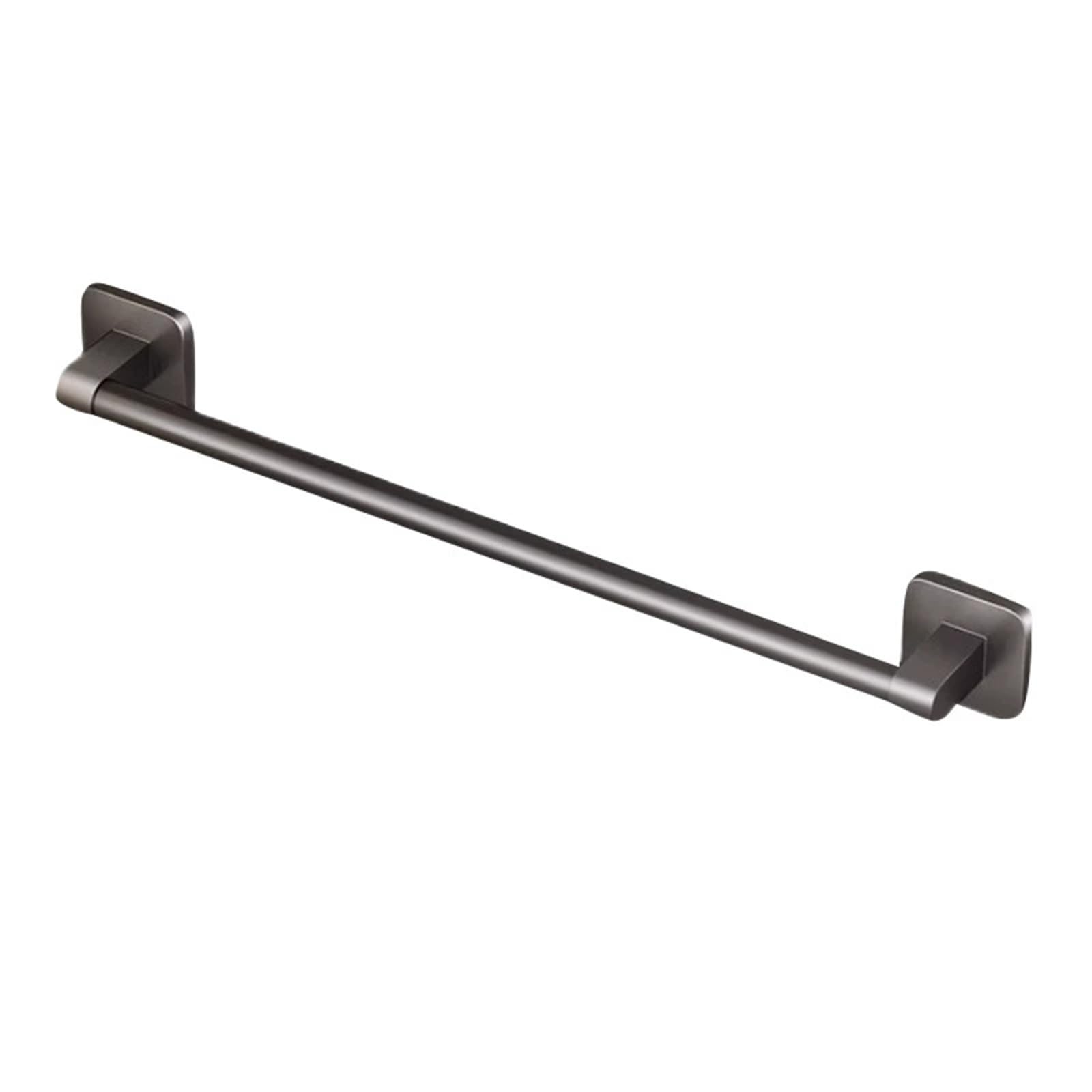 Porte-serviettes mural gris de 40cm sans perçage pour salle de bain