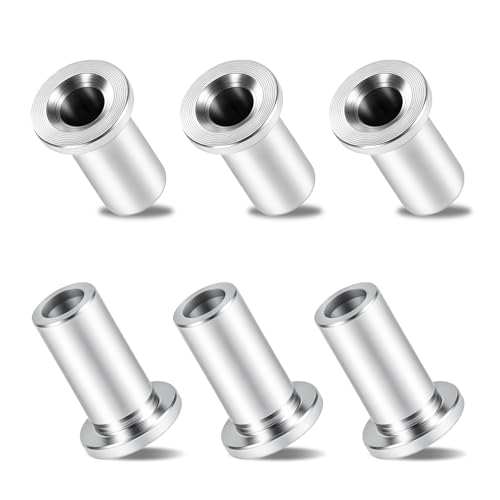 6 Pack 3220 Bearing Sleeve Replacement for Grindmaster Crathco D & E Series Beverage Dispenser Juicer Bubbler Type D15 D25 D25-4 D35 D35-4 E27 E29 E47 E49 Food-Grade 304 Stainless Steel Sleeve Bushing