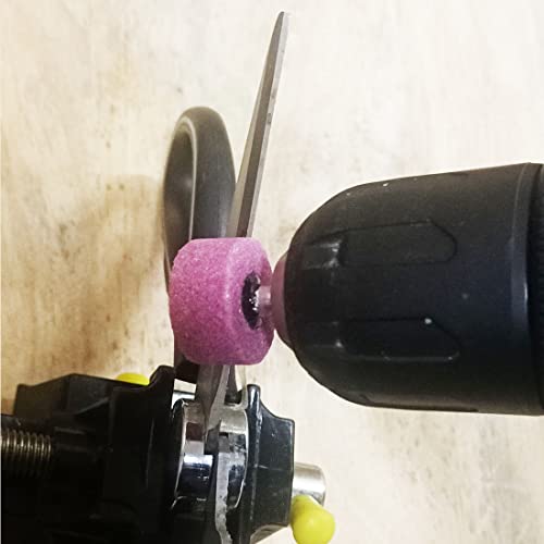 Luo ke Pedras De Amolar Rotativas - Pontas De Amolar De Óxido De Alumínio Com Haste De 1/4'', Pont