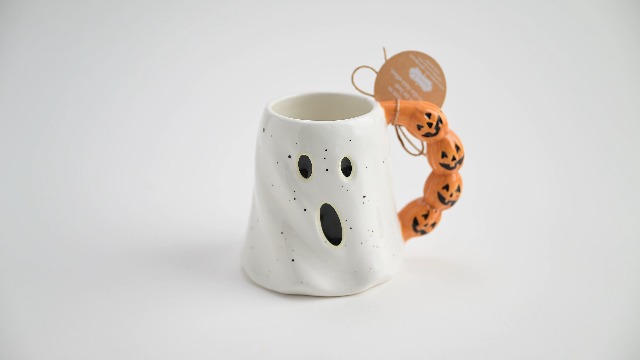 Taza Halloween Fantasma que Brilla en la Oscuridad miniatura 3