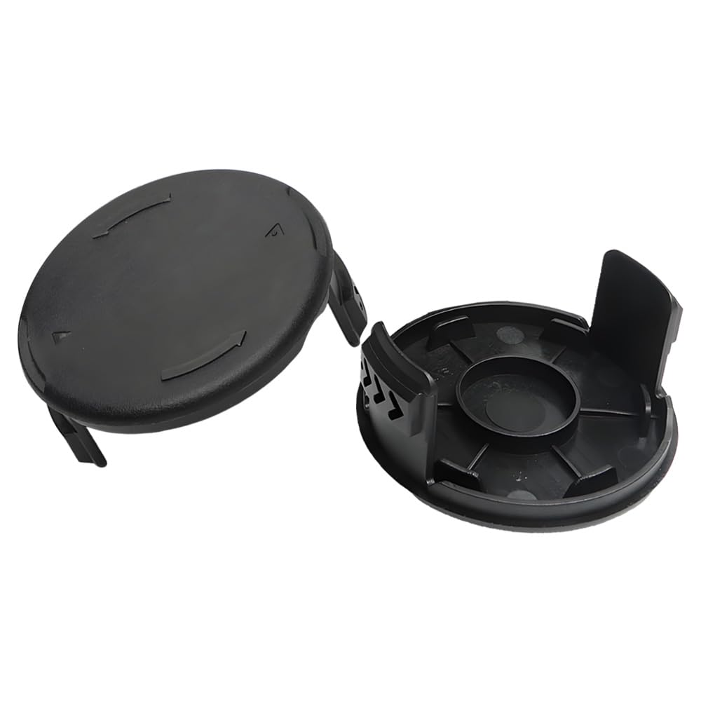 2 Pack Trimmer Spool Cover Caps, Compatible with Bosch Art 23 SL and Art 26 SL - Plastic Line Cap Protectors (Trimmer Head Covers, Universal Fit)