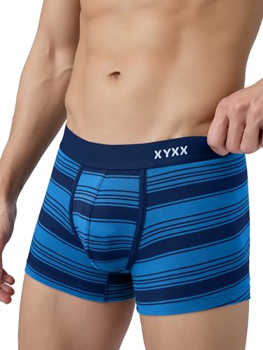 Image of XYXX Men's CloudSoft Modal Printed Trunks| Snug Fit, 4-Way Stretch & No-Marks Waistband Underwear for Man