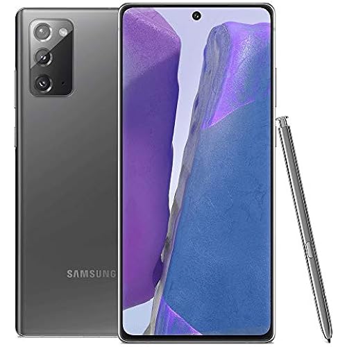 Samsung Galaxy Note 20 5G, 128GB, Mystic Gray - Locked to Verizon (Renewed)
