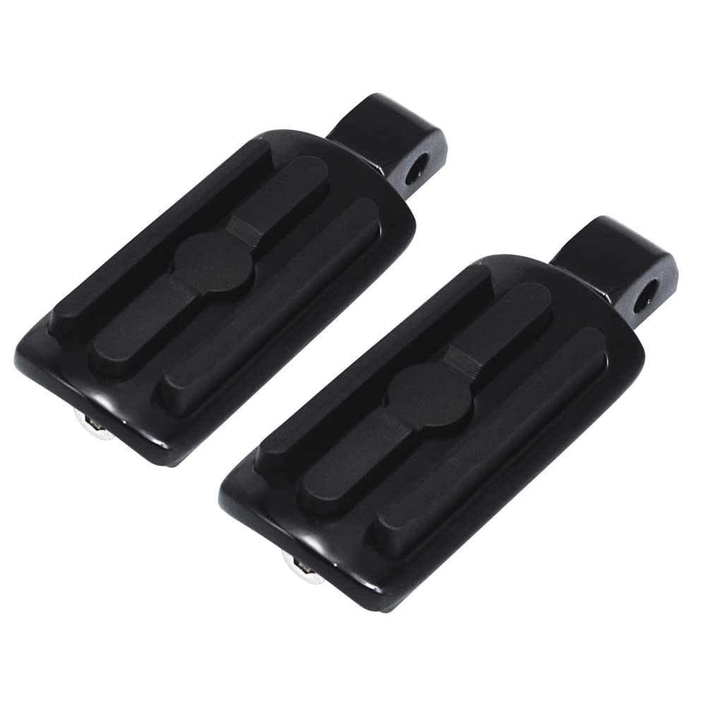 WOWTK Passenger Footpegs with support mounting Kit for Harley Davidson