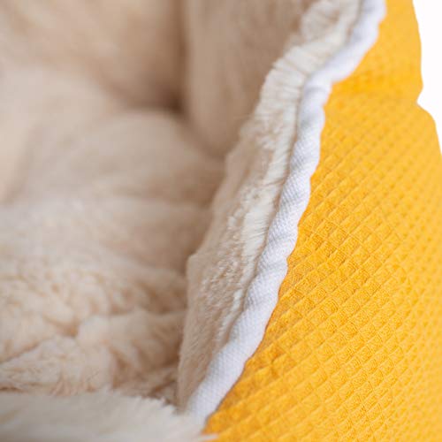 Armarkat Cat Bed Model C75Hmb/Mh Gold Waffle Texture Poly Blend And White, 22 X 18 X 14 #TOP7