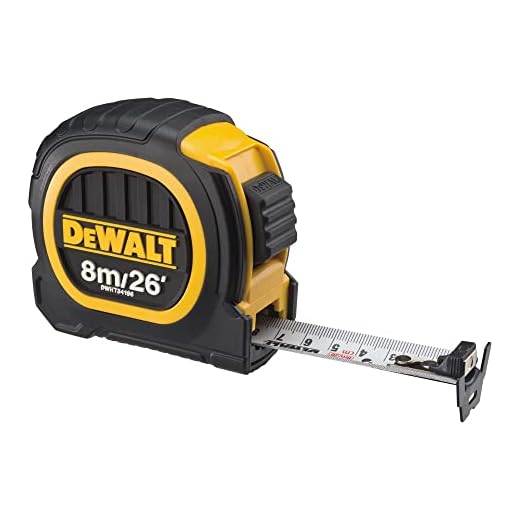 DEWALT Trena Emborrachada Duo 8m/26' X 25mm DWHT34196L