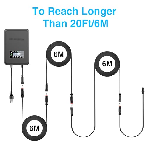 SUNVIE 20ft Photocell Sensor Extension Cord Only For