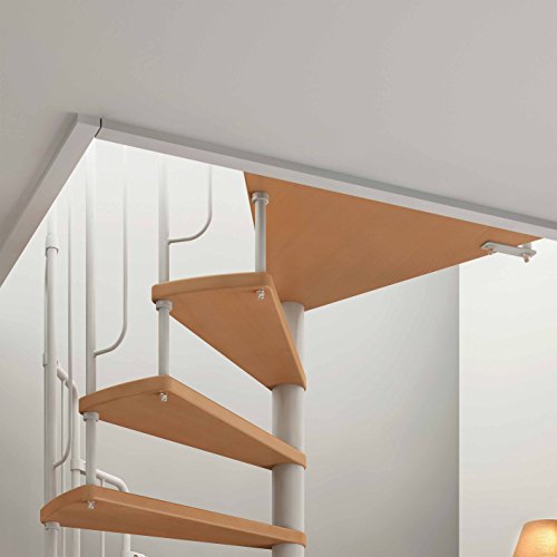 Raumspartreppe Dolle Spindeltreppe Barcelona für Geschosshöhen 229-291 cm