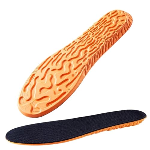 Plantillas invisibles for aumentar la altura, de 1,5 a 3, cm, con espuma viscoelástica naranja, transpirables y cómodas Para Dismetría y Aumentar Altura