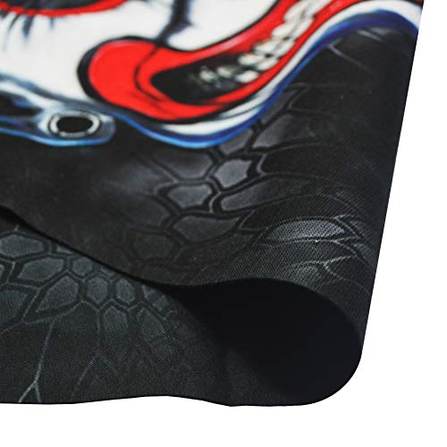 Image of Obacle Skull Face Mask Half for Dust Wind UV Sun Protection Seamless 3D Tube Mask Bandana for Men Women Durable Thin Breathable Skeleton Mask Motorcycle Riding Biker Fishing Cycling Sports Festival