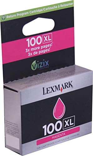 Genuine NEW Lexmark #100XL 14N1070 High Yield Magenta Ink Return Program Cartridge
