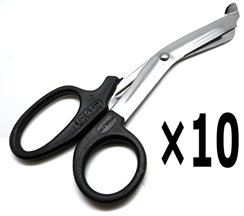 10 Pcs Black Utility Universal Scissors 5.5