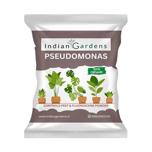 Indian Gardens - Pseudomonas Plant fertilizer | Soil health booster | Pseudomonas fluorescens |Chemical-free plant food - 400 Grams