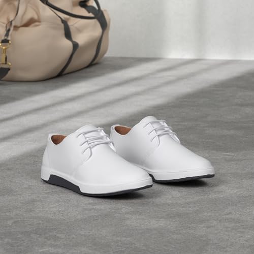 Image of ZZHAP Men's Casual Oxford Shoes Breathable Flat Fashion Sneakers
