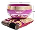 Tibetan Singing Bowl Set - Easy To Play for Beginners - Authentic Handcrafted Mindfulness Meditation Holistic Sound 7 Chakra Healing Gift by Himalayan Bazaar (Orchid)