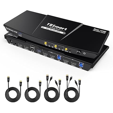 TESmart Commutateur KVM 2x2 Cover