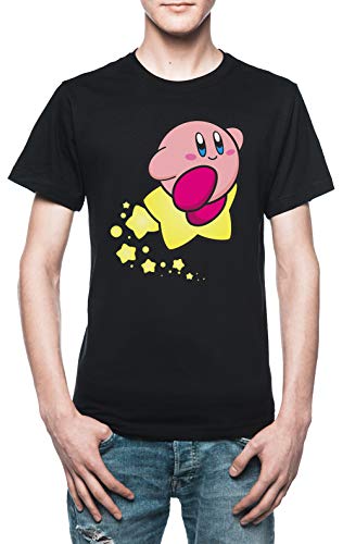Vendax Paseo en Kirby Camiseta Hombre Negro Cover