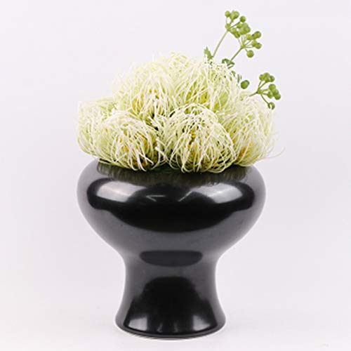 Fleur de Pincushion artificielle plante décorative pot céramique