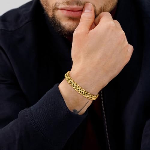 Pulsera Cadena de Acero Inoxidable para Hombre miniatura 6
