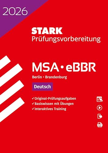 STARK Deutsch - MSA/eBBR 2026 Berlin/Brandenburg - Prüfungsvorbereitung (Abschlussprüfungen)