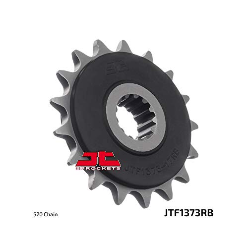 Pignon JT Sprockets anti-bruit de 17 dents en acier pas 520 type 1373rb pour supprimer les cliquetis