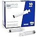 10ml Syringe Sterile with Luer Slip Tip, BH SUPPLIES - (No Needle) Individually Sealed - 100 Syringes - FDA Approved