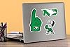 University of North Dakota 9ct Vinyl Large Deluxe Stickers Variety Pack - Laptop, Water Bottle, Scrapbooking, Tablet, Skateboard, Indoor/Outdoor - Set of 9 #3