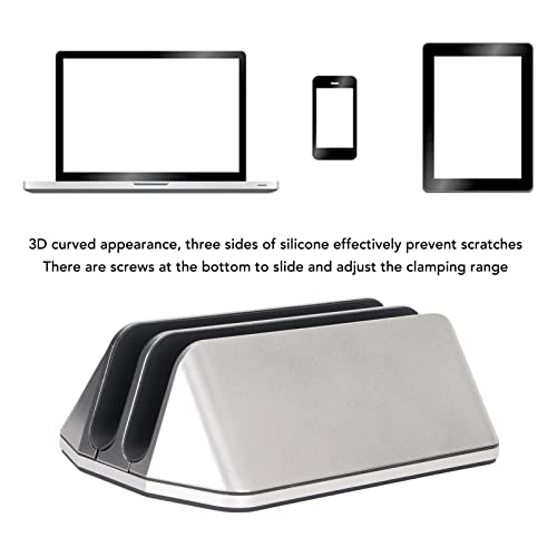 Soporte Vertical Doble para Laptop de Aluminio miniatura 3