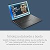 Dell 16 Laptop DC16250 – 16" FHD+ 16:10 (1920x1200), Intel Core 5 Series 1, Grafica Intel UHD, 16GB RAM DDR5, 512GB SSD, Win 11 Home, Tastiera Retroilluminata QWERTY, Lettore Impronte Nero Carbonio