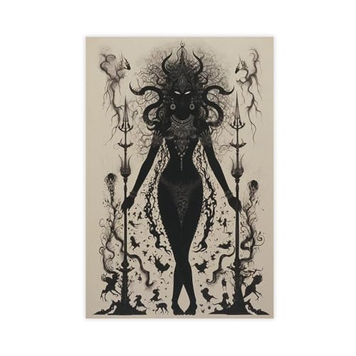 Toile Kali Maa UTGN 60x90 cm pour décoration murale de chambre