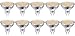 Produktbild GVOREE MR16 GU5.3 LED Lampen,450lm,Ersatz für 40W Halogenlampen,5W,12V AC/DC,Warmweiß,120° Ausstrahlungswinkel,LED-Reflektorlampe mit GU5.3 Sockel 10er Pack