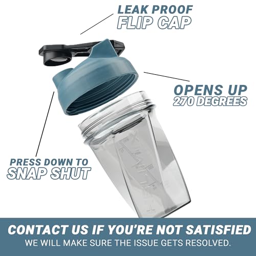 image for HELIMIX 1.5 Vortex Blender Shaker Bottle Holds Upto 20oz | No Blending