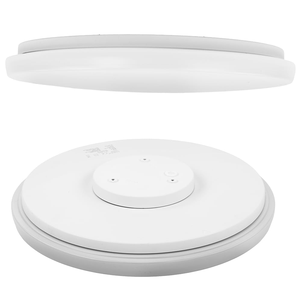 LUXULA 4er Set LED Deckenlampe rund - 24W 4000K Neutralweiß 2500lm - Deckenleuchte modern Badlampe Decke Deckenleuchte Flach für Badezimmer, Küche, Flur - IP44 wasserfest - Ø 35cm - weiß