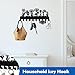 Imagen de SUUEIOKL Colgador Llaves Pared Negro