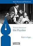  Texte, Themen und Strukturen - Kopiervorlagen zu Abiturlektüren, Die Physiker, Kopiervorlagen