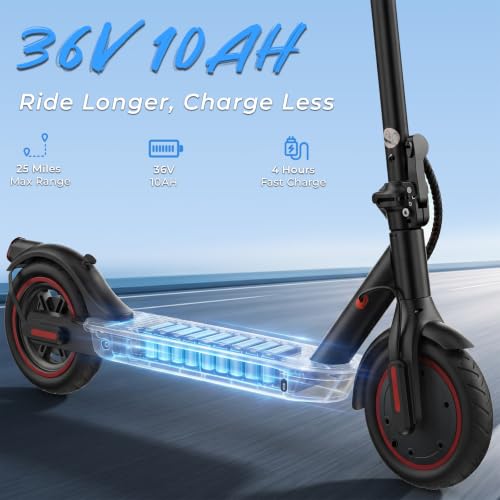 Image of Electric Scooter - Electric Scooter Adults and Teens | 1200W /1000W /500W Motor, 28 /21 Miles Max Range, APP Control, Double Braking Systems, 10 inch /8.5 inch Tire, Foldable E-Scooter