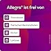 Allegra Allergie Tabletten | 2x20 Stk | Antiallergikum | Wirkstoff Bilastin | schnell und 24 Std wirksam bei Heuschnupfen, Tierhaarallergie, Hausstauballergie, Nesselsucht (Urtikaria)
