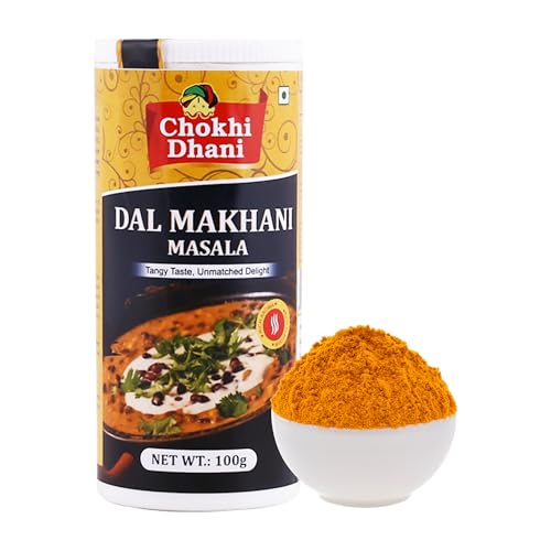 Image of Chokhi Dhani Dal Makhani Masala 100g | Punjabi Style Dal Makhani Spice Mix | Rich Creamy Gravy Masala | Authentic Dhaba Style Curry Masala | Indian Spice Blend | No Preservatives